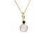 The Portal Pendant with Chalcedony in Yellow Gold